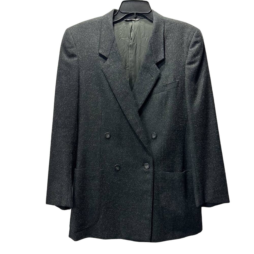 Ermenegildo Zegna Luxury Grey Wool Casual Blazer Jacket